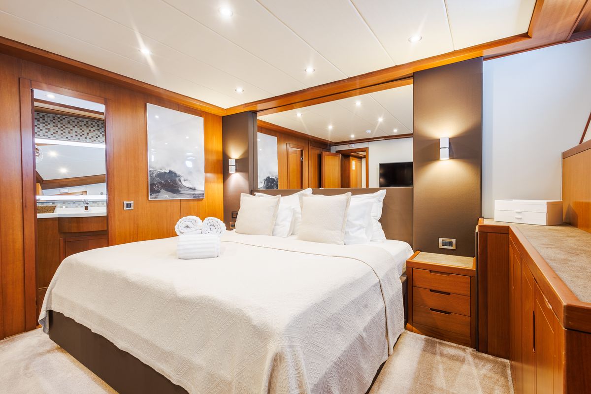 Cabin on San Limi, a Gulet Motoryacht yacht at Split, Croatia