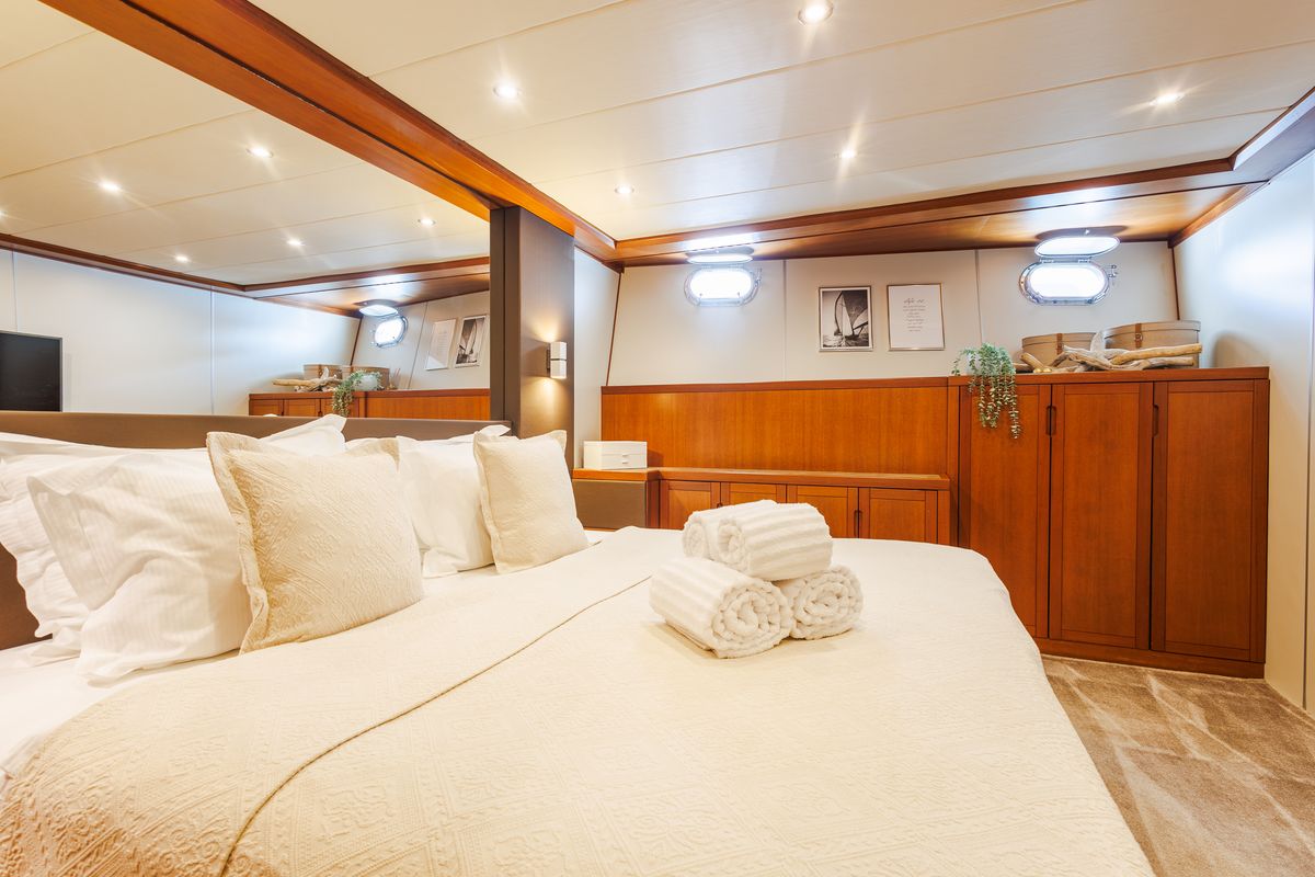 Cabin on San Limi, a Gulet Motoryacht yacht at Split, Croatia