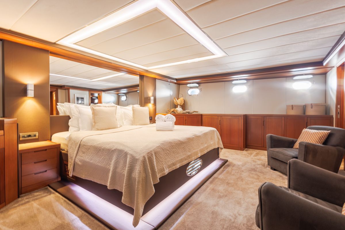 Cabin on San Limi, a Gulet Motoryacht yacht at Split, Croatia