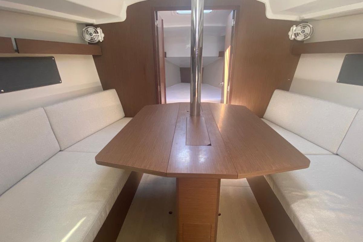 Trapani Vela Club, a Beneteau Oceanis 34.1 sailboat at Trapani, Italy
