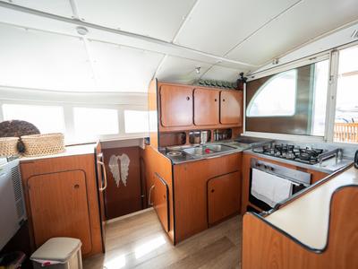 Galley of Faro, a Lagoon 570 catamaran at San Blas, Panama