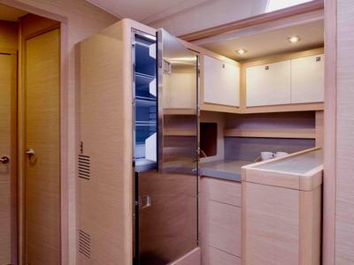 Galley of Cassiopea - A/C, Generator, Water maker, Solar Panel, a Dufour 530 sailboat at Castellammare di Stabia, Italy