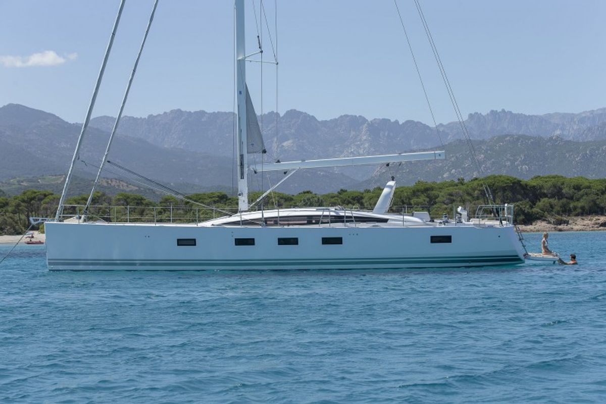Freedom, a Jeanneau 64 sailboat at Općina Rogoznica, Croatia