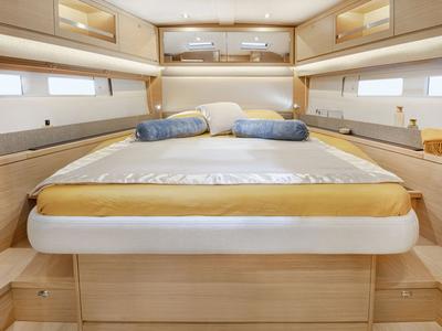 Cabin on Cholita, a Dufour 530 sailboat at Road Town, British Virgin Islands