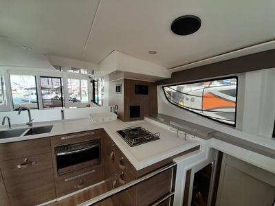 Galley of Atlantis, a Bali 4.6 catamaran at Athens, Greece