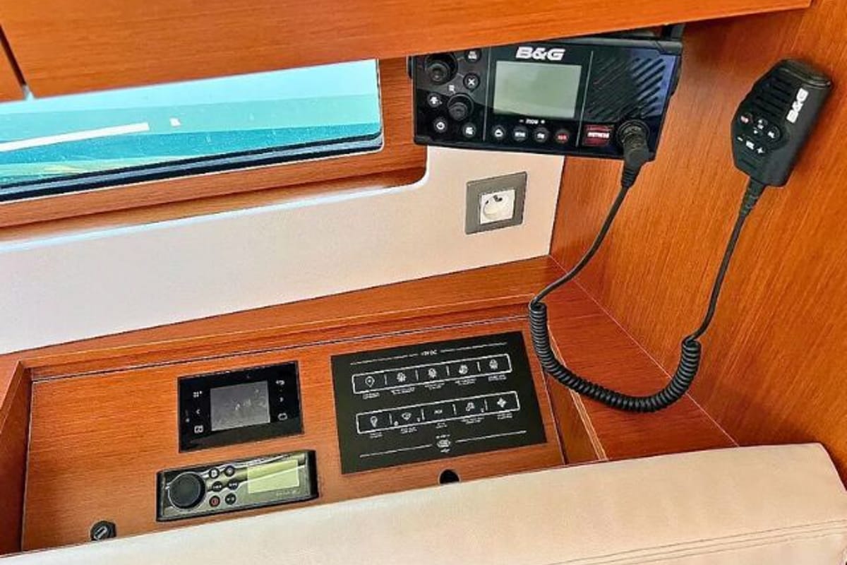 Ostria, a Beneteau Oceanis 46.1 sailboat at Athens, Greece