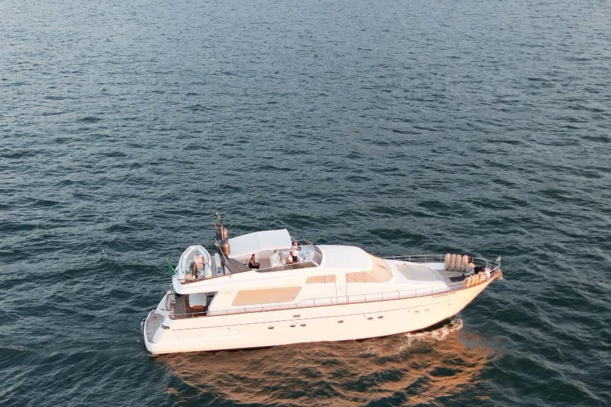 San Lorenzo , a Sanlorenzo San Lorenzo SL 72 yacht at Ischia, Italy