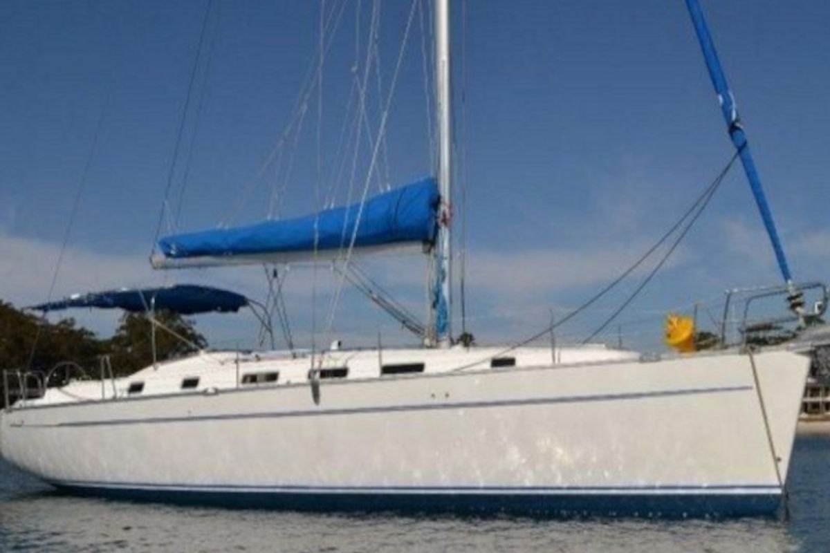 Exterior view of Orion II, a Beneteau Cyclades 43.4 sailboat at Volos Municipality, Greece