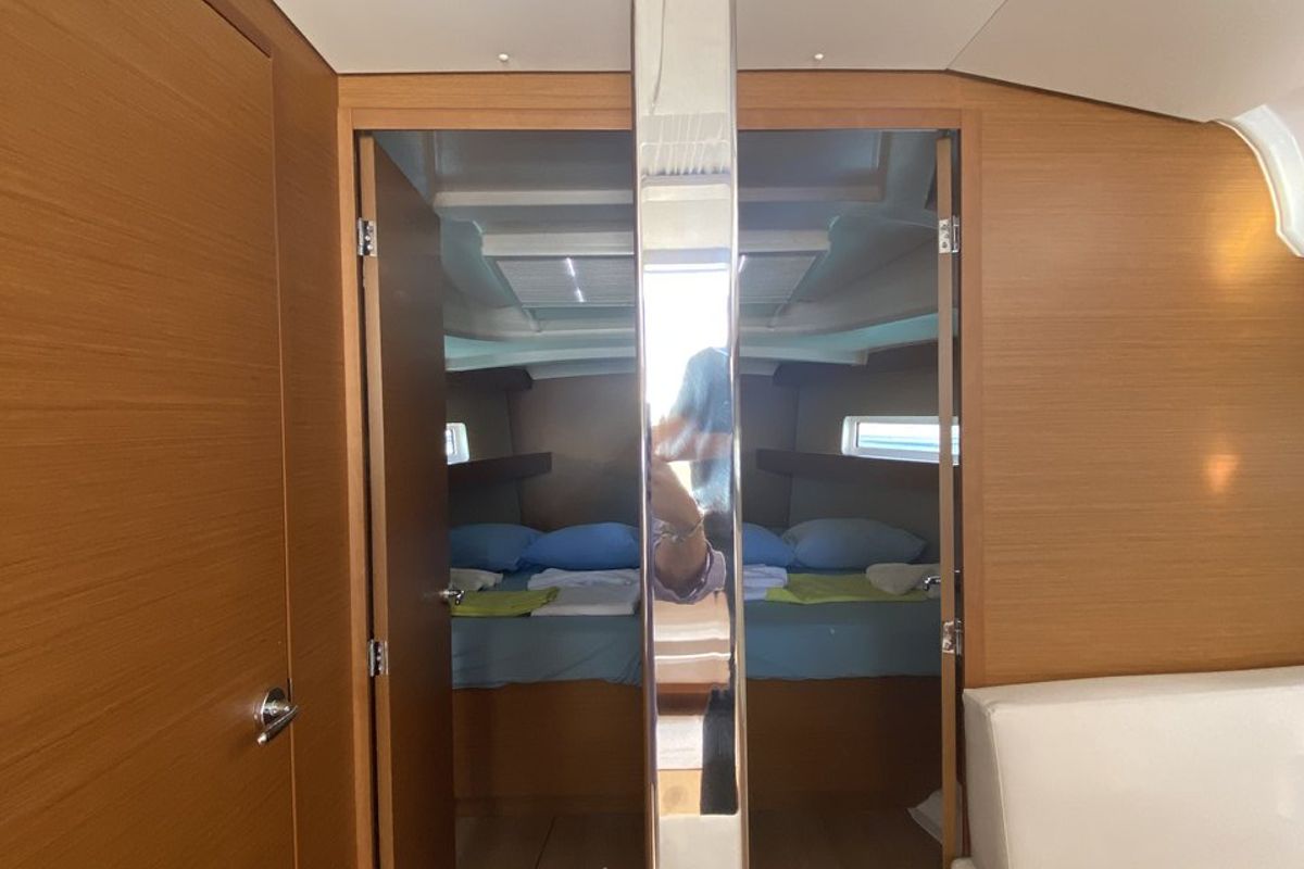Anda, a Jeanneau Sun Odyssey 440 sailboat at Fethiye, Turkey