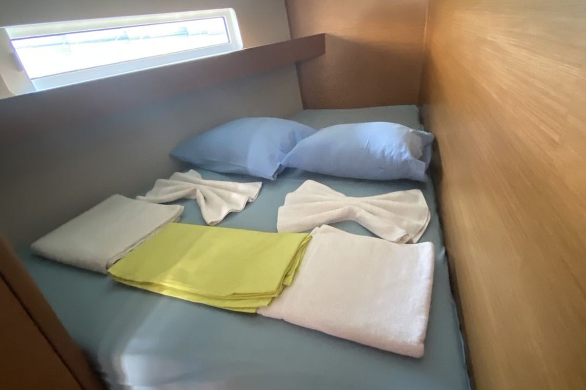 Anda, a Jeanneau Sun Odyssey 440 sailboat at Fethiye, Turkey