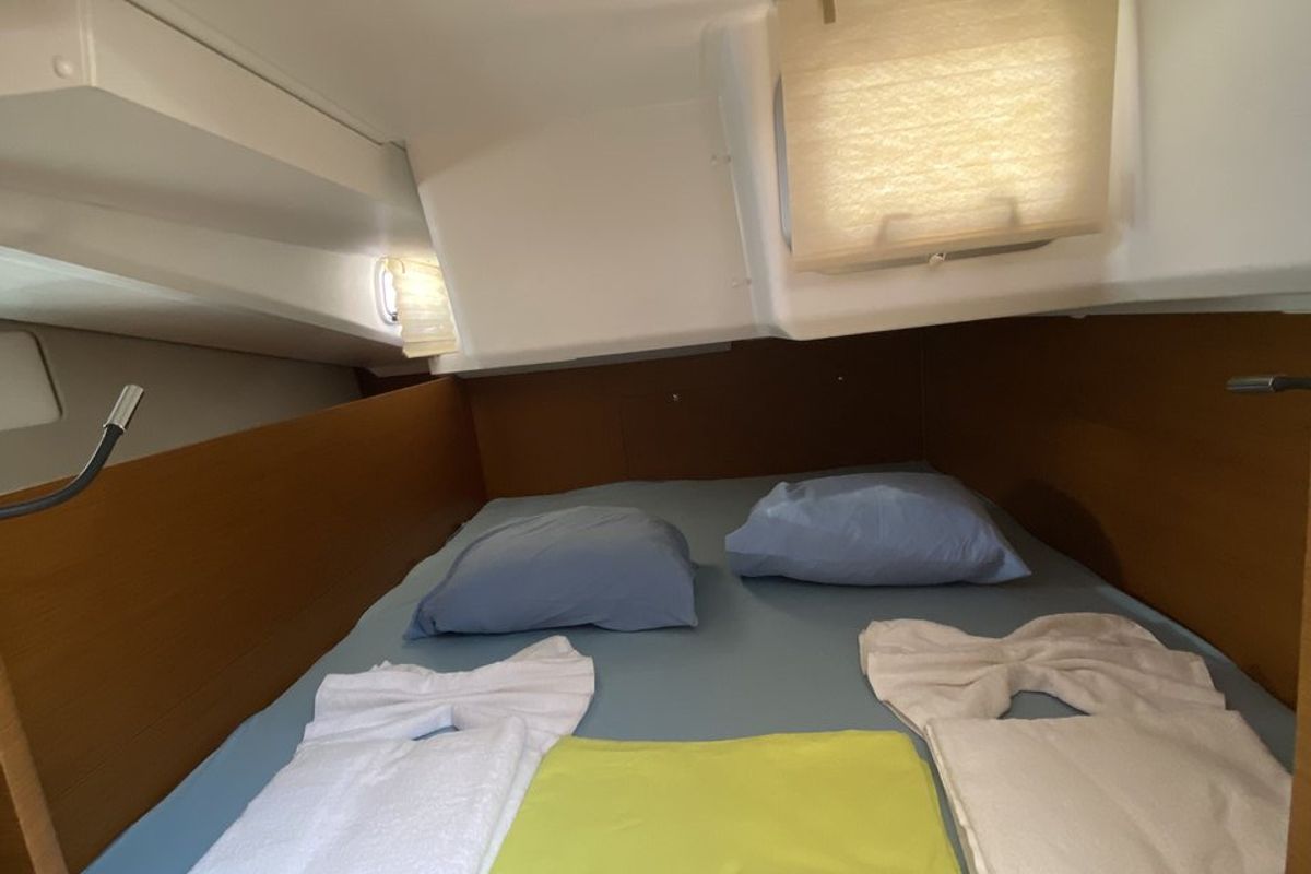 Anda, a Jeanneau Sun Odyssey 440 sailboat at Fethiye, Turkey