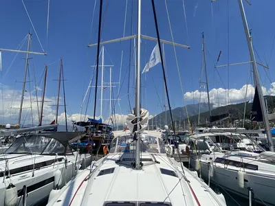 Anda, a Jeanneau Sun Odyssey 440 sailboat at Fethiye, Turkey