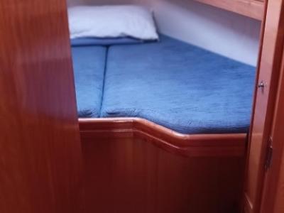 Cabin on Mojito, a Bavaria 30 Cruiser sailboat at Municipal Unit of Palairos, Greece