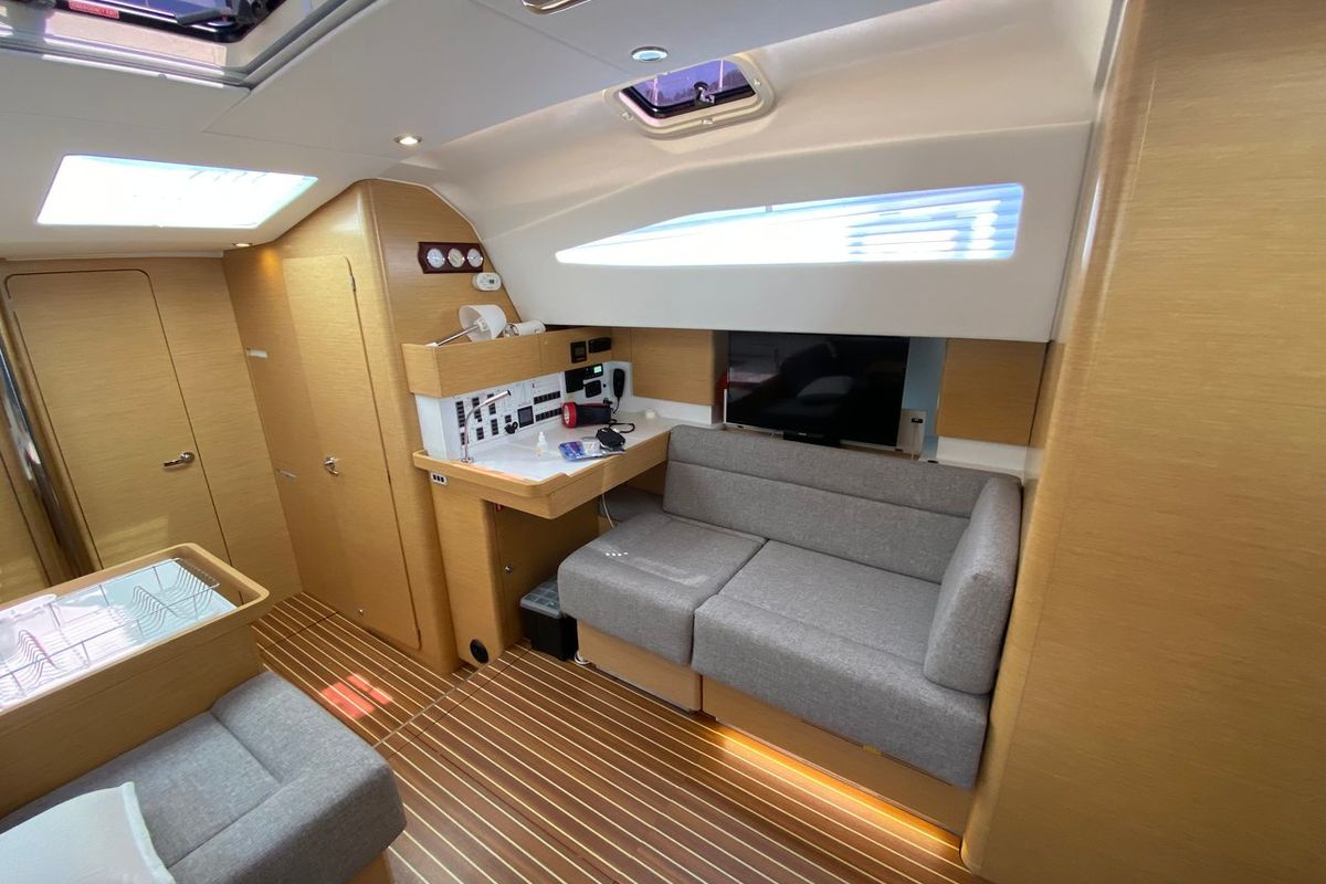 Epoch, a Elan Impression 50 sailboat at Fethiye, Turkey