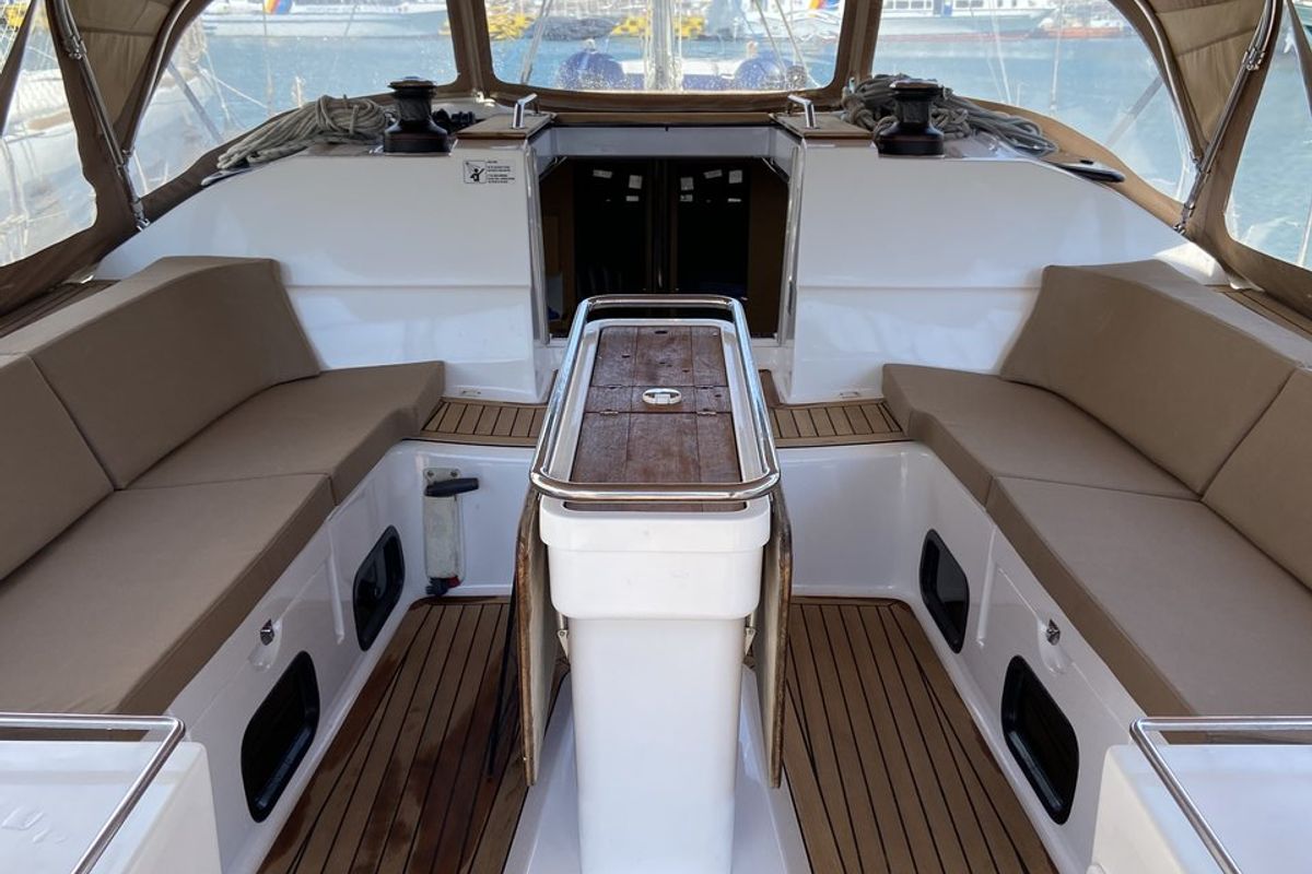 Epoch, a Elan Impression 50 sailboat at Fethiye, Turkey