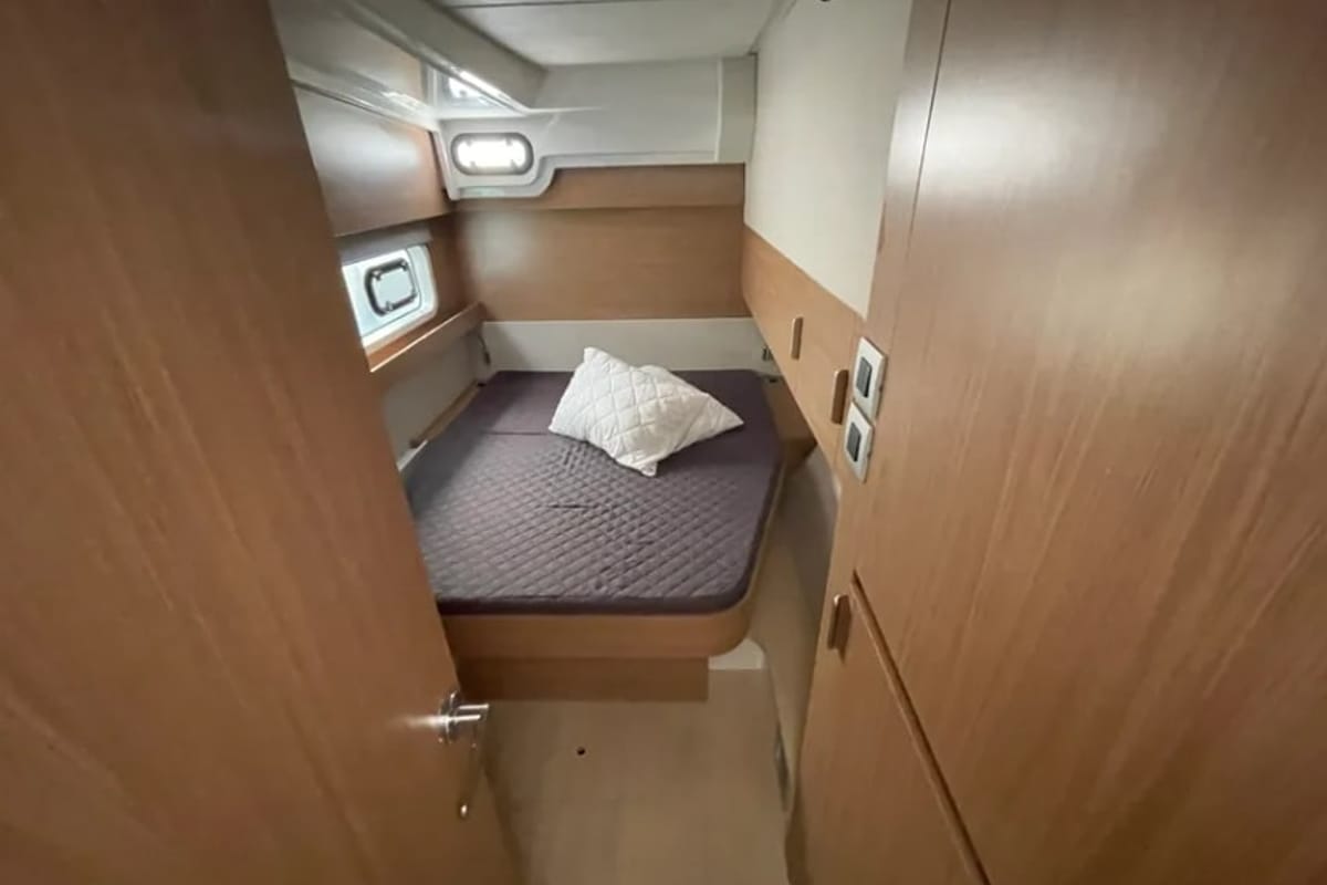 Cabin on Blue Spirit, a Bali Catspace catamaran at Municipal Unit of Lefkada, Greece