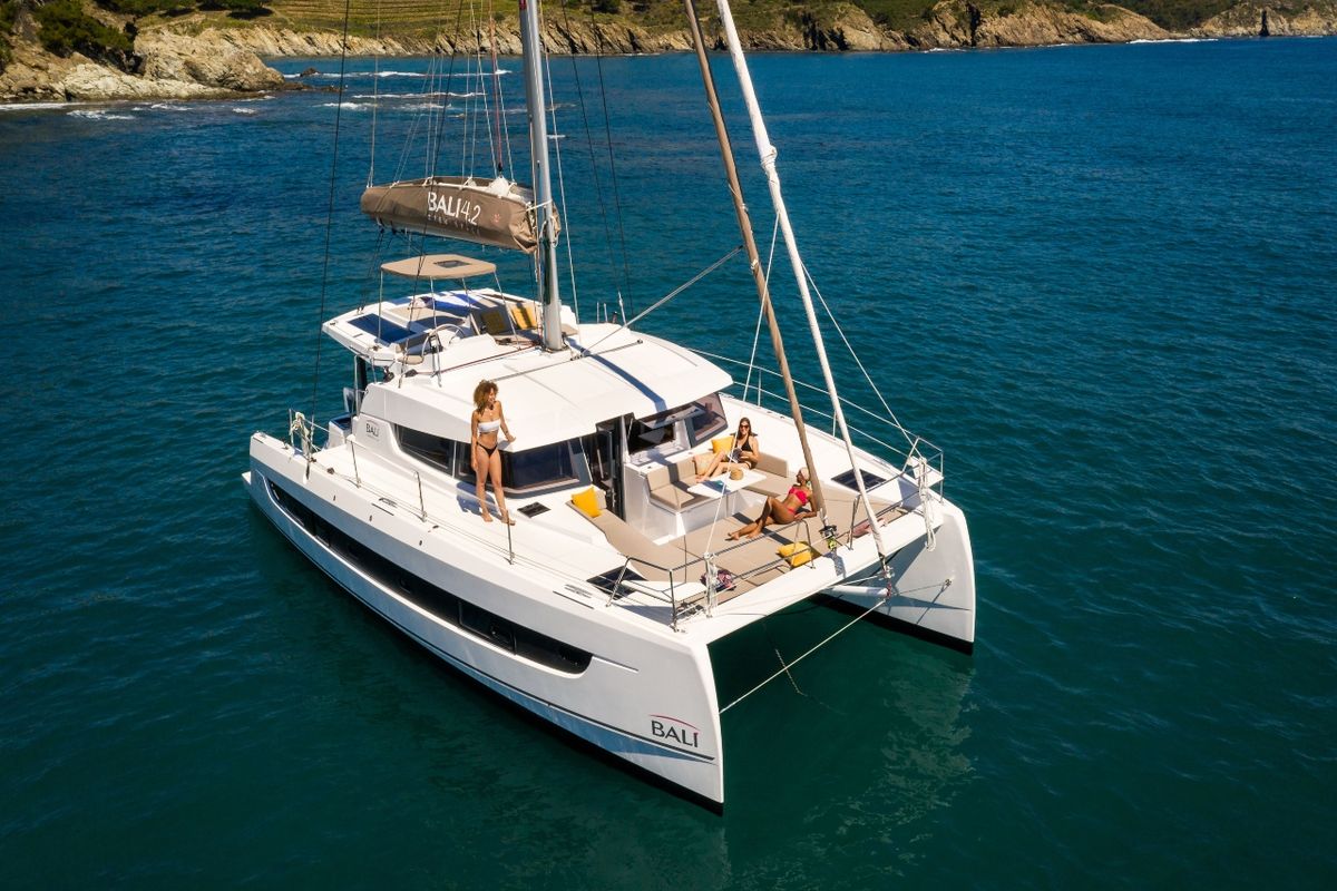 Tina, a Bali 4.2 catamaran at Općina Sukošan, Croatia
