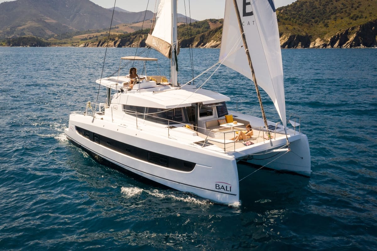 Tina, a Bali 4.2 catamaran at Općina Sukošan, Croatia