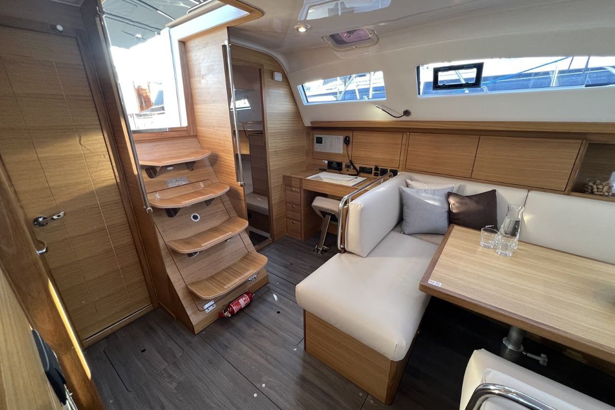Head on Polaris, a Elan Impression 45.1 sailboat at Grad Pula, Croatia