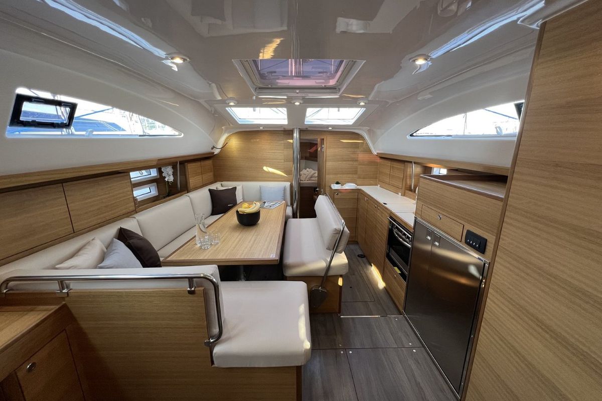 Salon of Polaris, a Elan Impression 45.1 sailboat at Grad Pula, Croatia