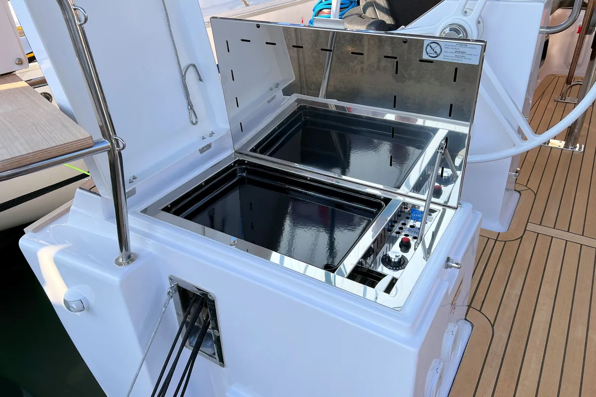 Polaris, a Elan Impression 45.1 sailboat at Grad Pula, Croatia