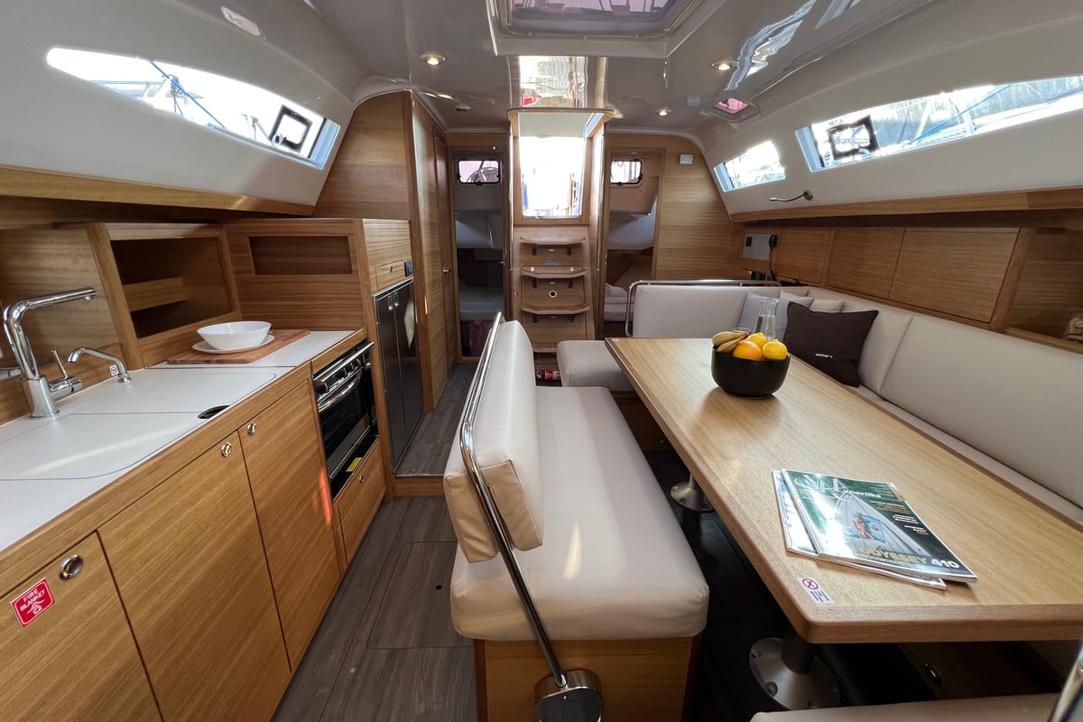 Polaris, a Elan Impression 45.1 sailboat at Grad Pula, Croatia