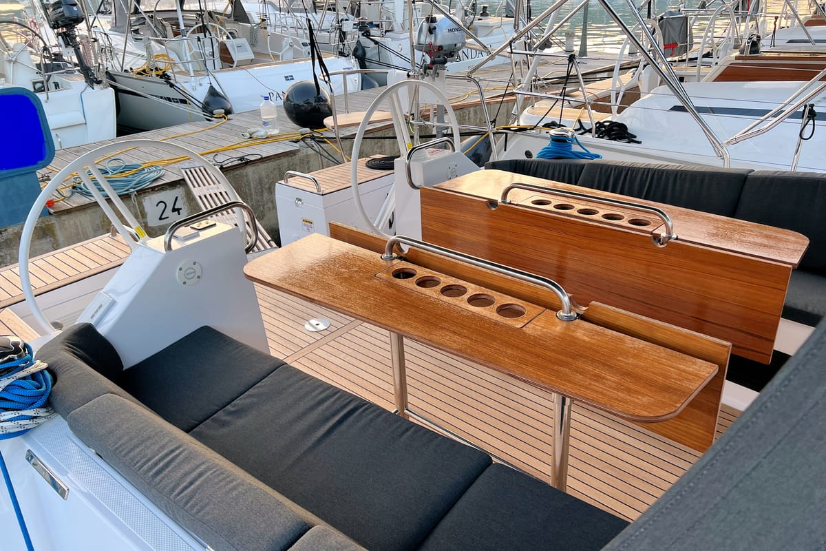 Polaris, a Elan Impression 45.1 sailboat at Grad Pula, Croatia