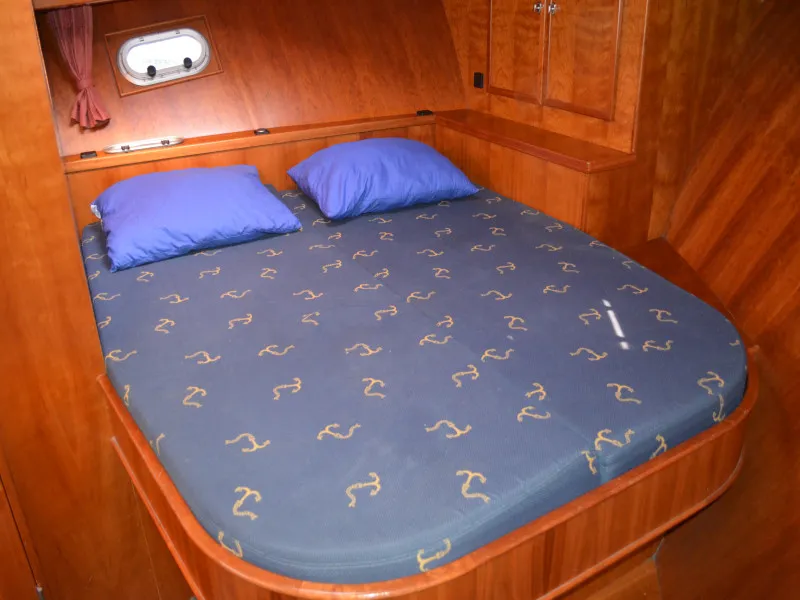 Cabin on Drait 39, a De Drait Classicline 1300 motorboat at Drachten, Netherlands