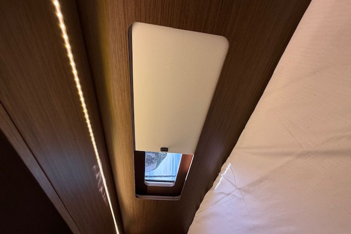 Cabin on COOKIE, a Beneteau Oceanis 46.1 sailboat at Preveza, Greece