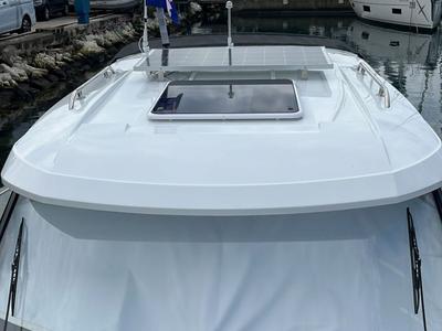 Medolino, a Jeanneau Merry Fisher 795 Series 2 motorboat at Grad Pula, Croatia