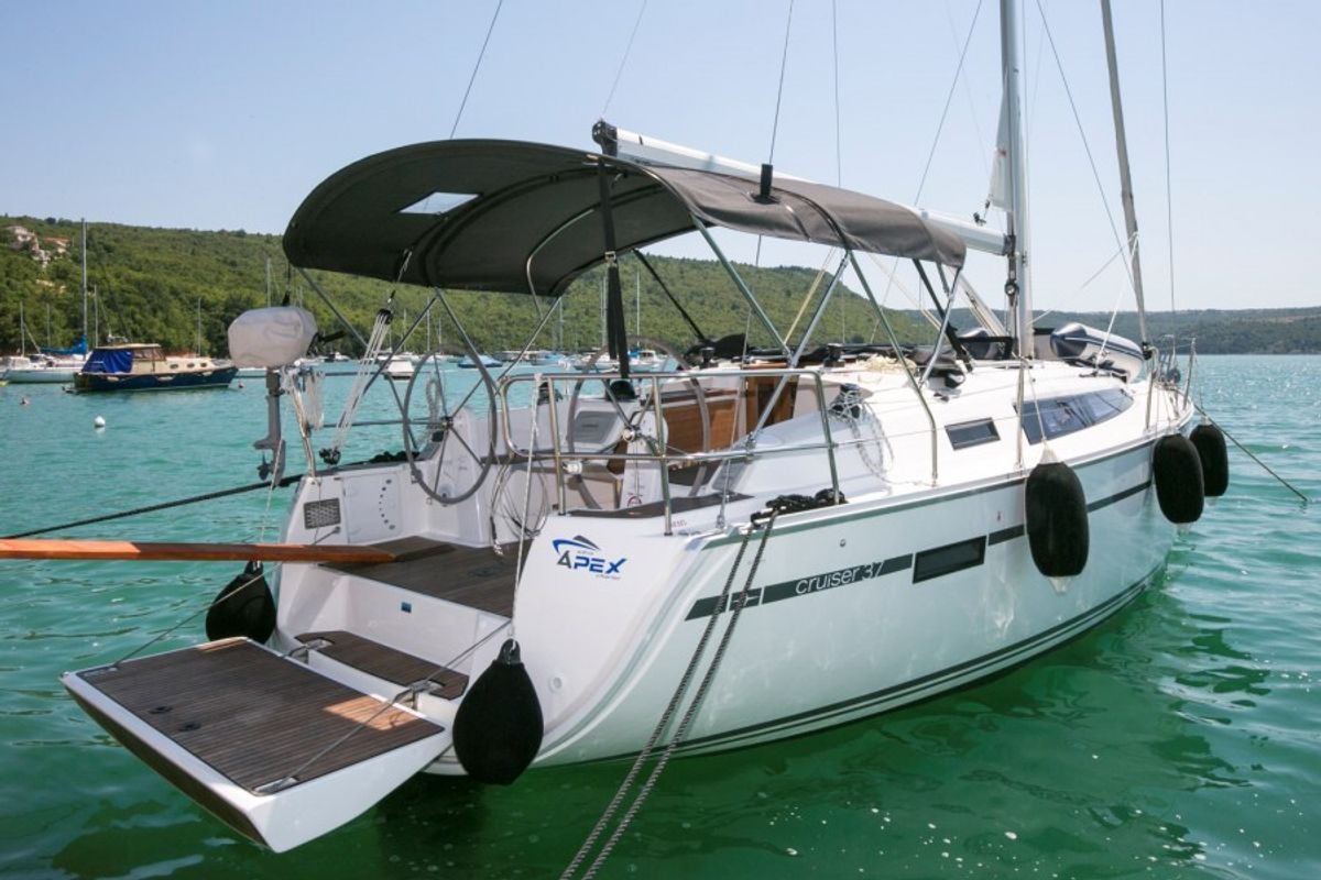 Galley of ALANI, a Bavaria Cruiser 37 sailboat at Trget, Croatia
