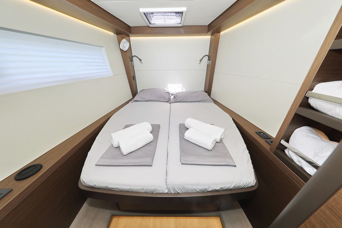 Cabin on HIGH LIFE, a Lagoon 50 catamaran at Općina Sukošan, Croatia