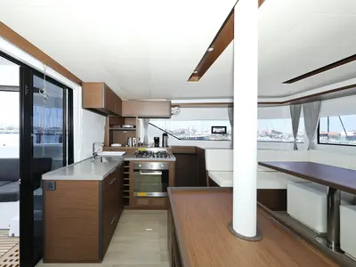 Galley of HIGH LIFE, a Lagoon 50 catamaran at Općina Sukošan, Croatia