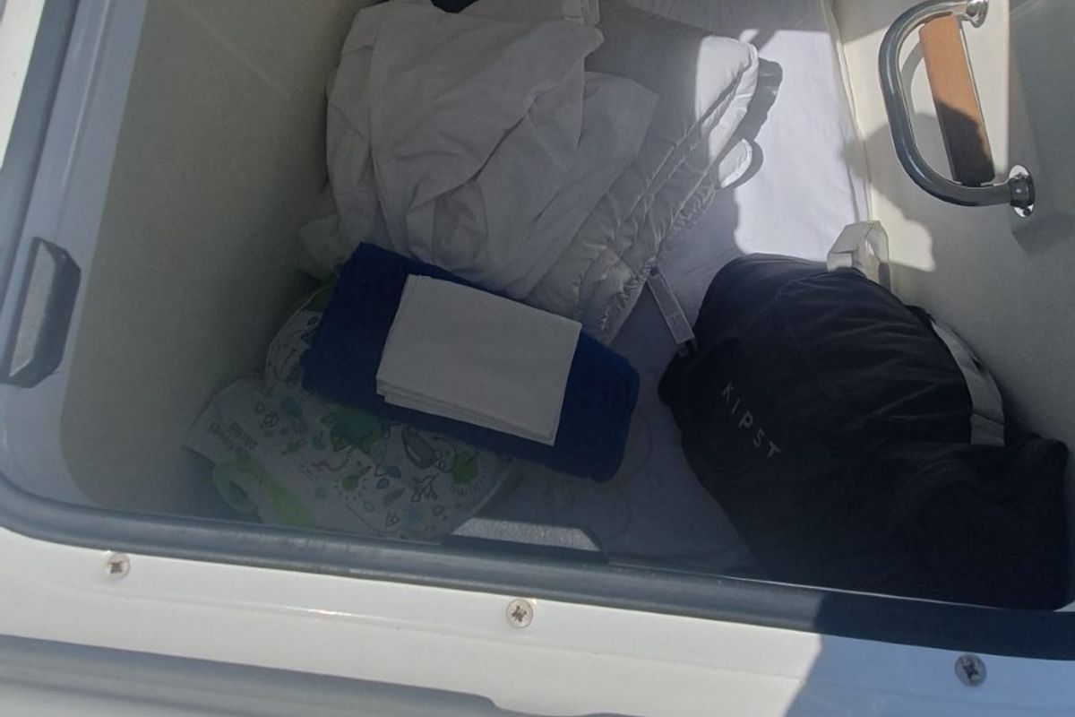 SUNRISE, a Fountaine Pajot Aura 51 catamaran at Seget Donji, Croatia