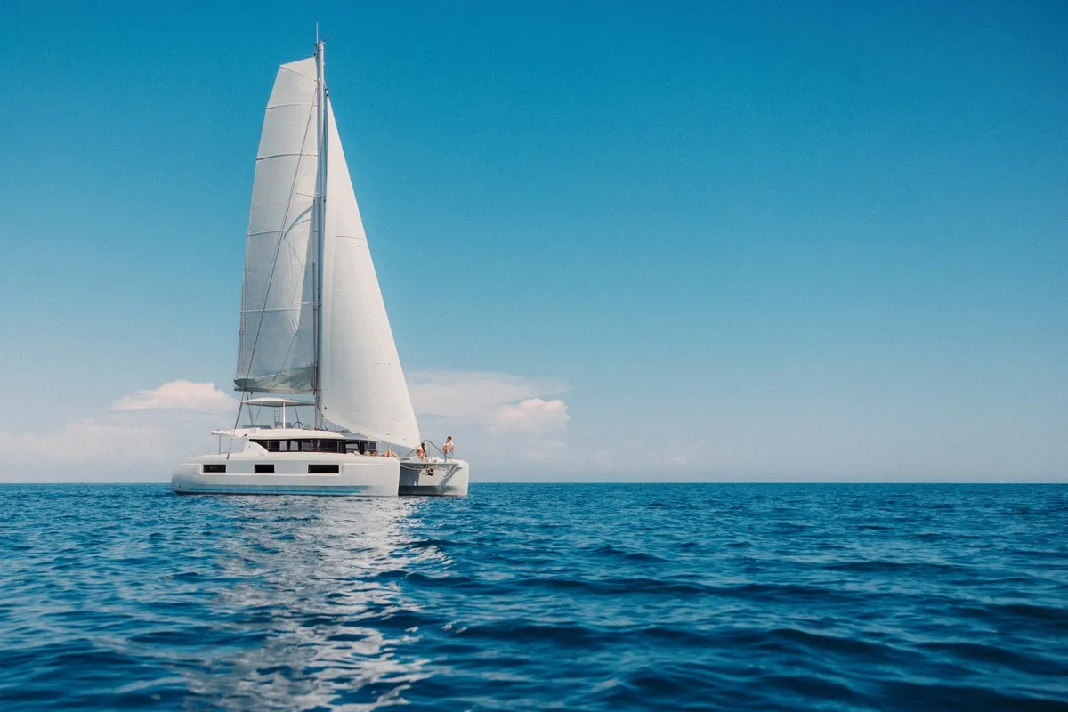 Paradise, a Lagoon Lagoon 46 Iconic catamaran at Seychelles, Eden Island Marina, Seychelles