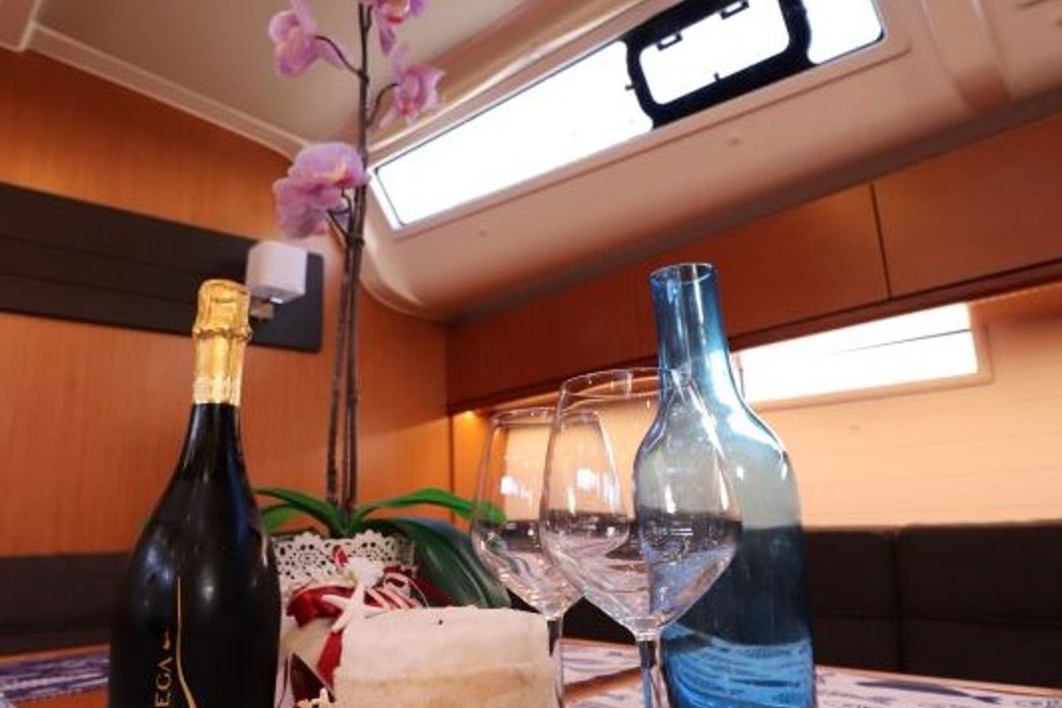 Euphoria, a Bavaria Cruiser 51 sailboat at Castellammare di Stabia, Italy