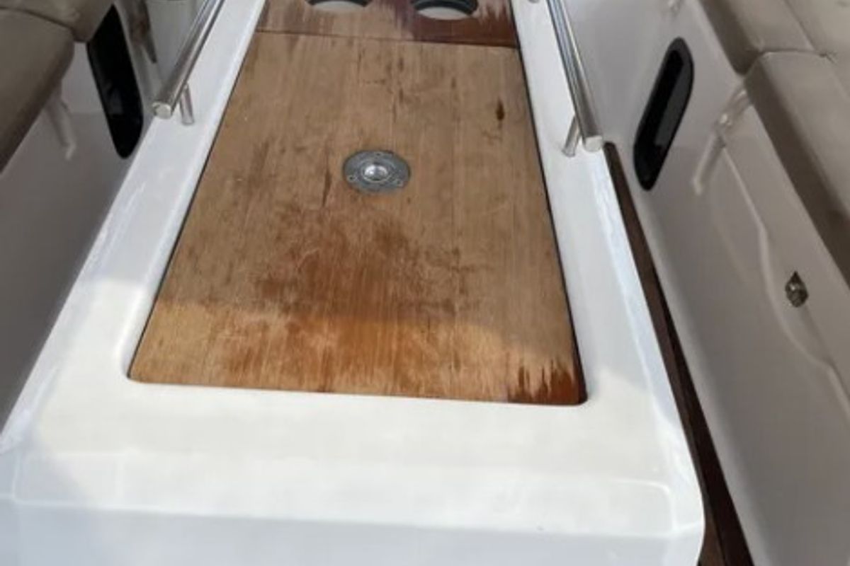 Deck of Maestro, a Dufour 390 GL sailboat at Municipal Unit of Apollonioi, Greece