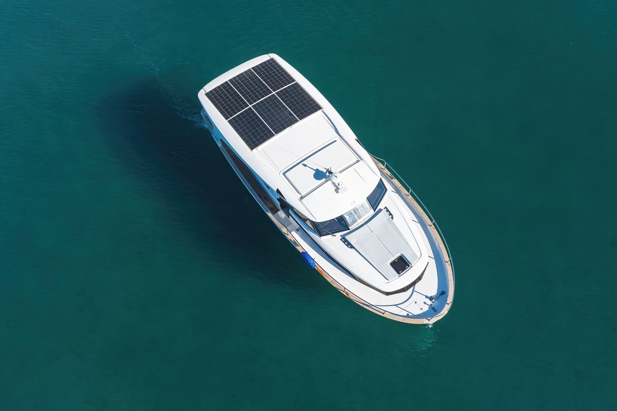 D&D, a Greenline 40 yacht at Grad Biograd na Moru, Croatia