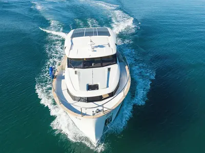 D&D, a Greenline 40 yacht at Grad Biograd na Moru, Croatia