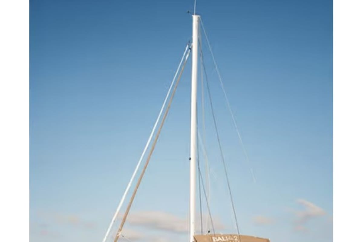 Emilia, a Bali 4.2 catamaran at Municipal Unit of Lefkada, Greece