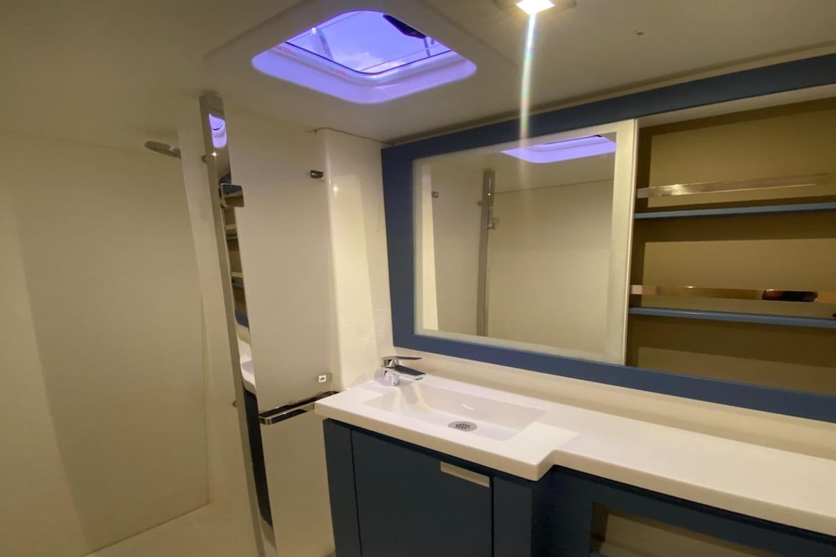 Head on Shavasan, a Fountaine Pajot Elba 45 catamaran at Mai Khao, Thailand