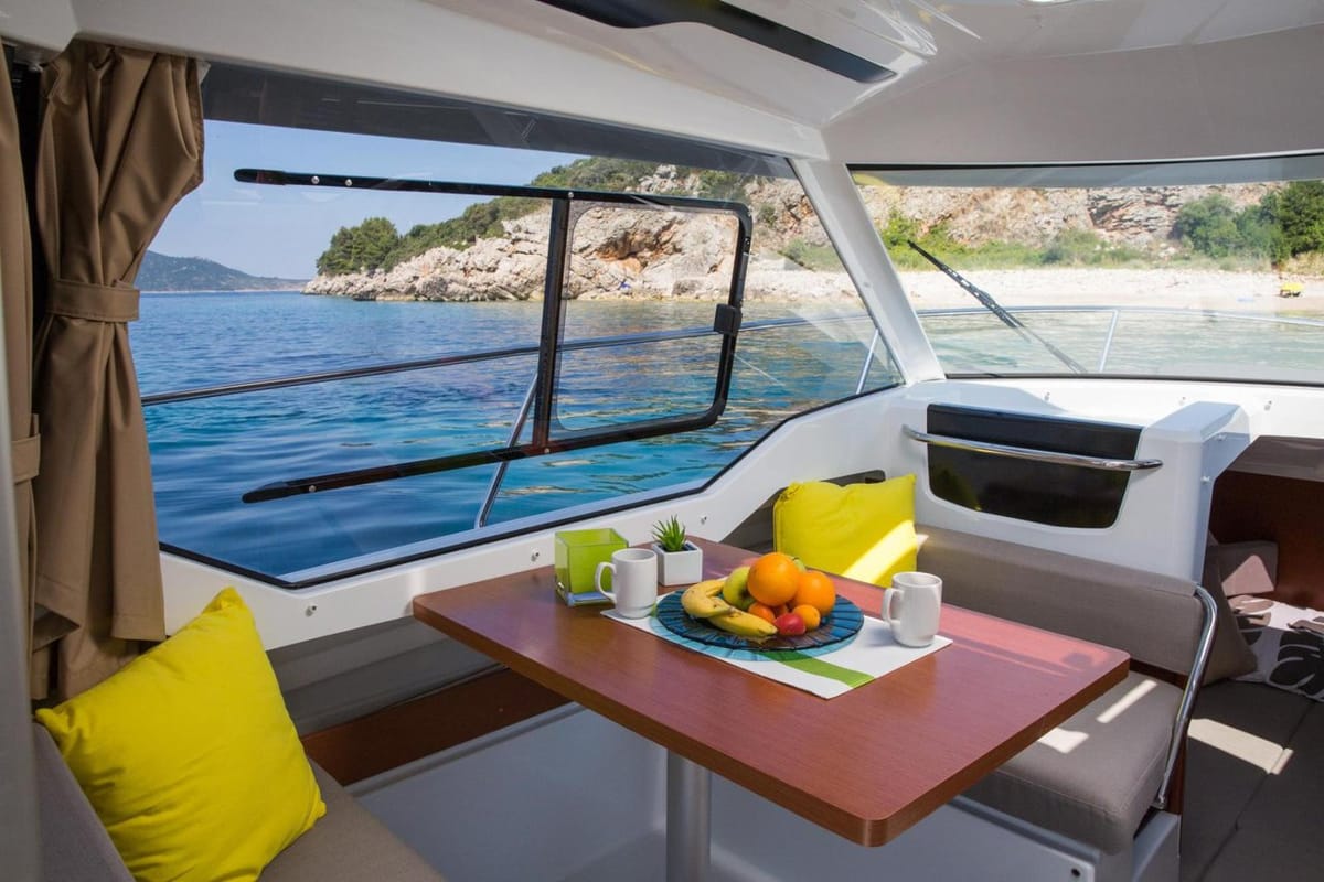 Duga, a sailboat at Punat, Croatia