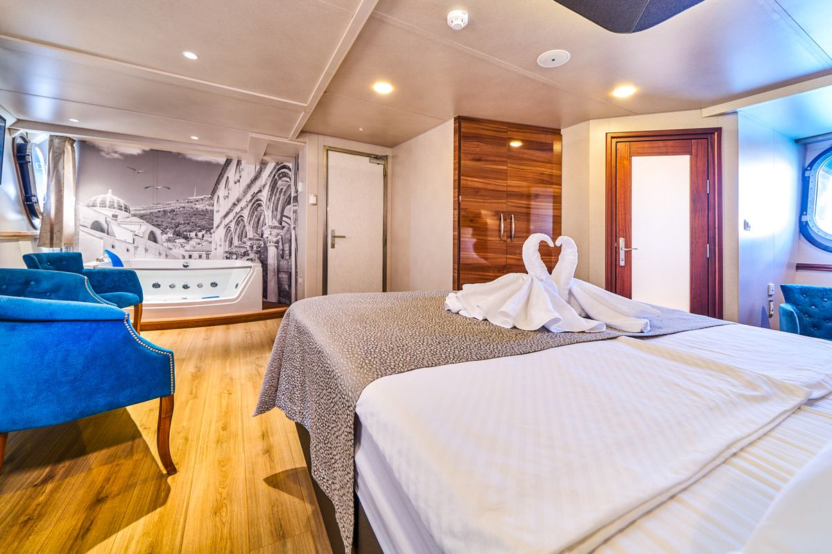 Cabin on Casablanca, a Gulet Motoryacht yacht at Grad Trogir, Croatia