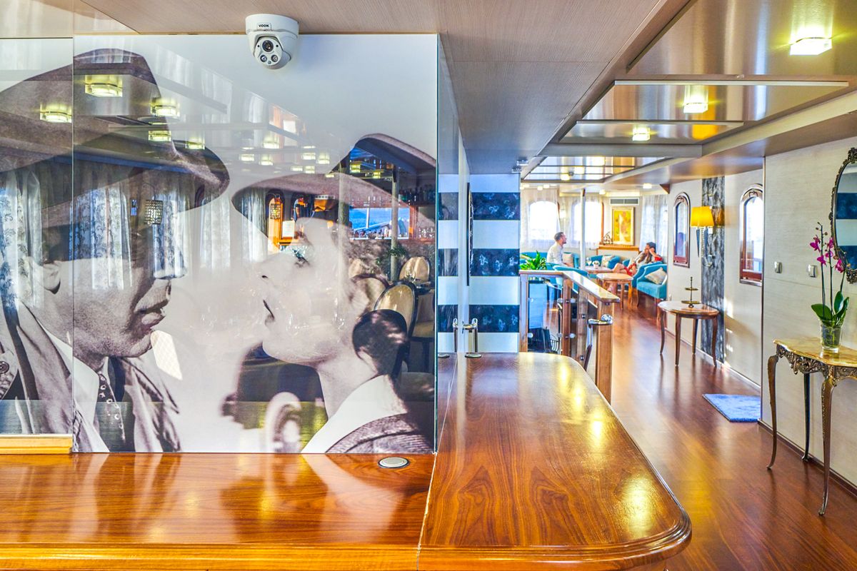 Salon of Casablanca, a Gulet Motoryacht yacht at Grad Trogir, Croatia