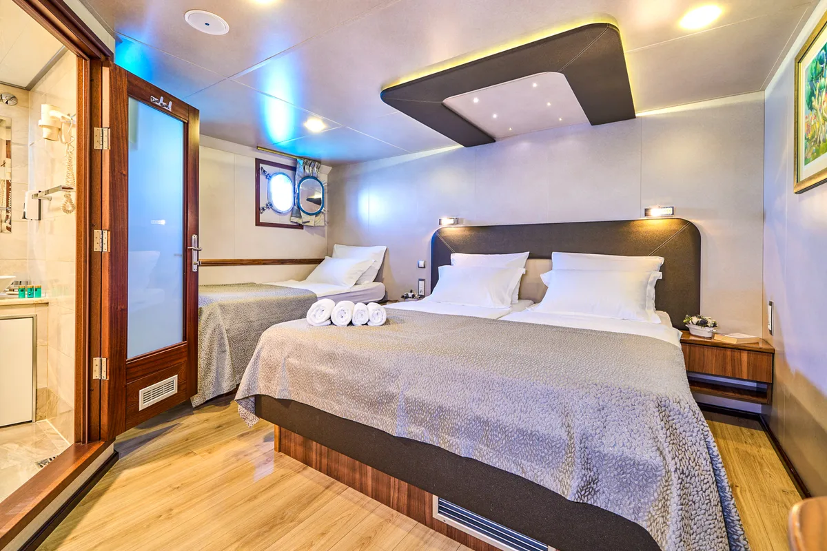 Cabin on Casablanca, a Gulet Motoryacht yacht at Grad Trogir, Croatia