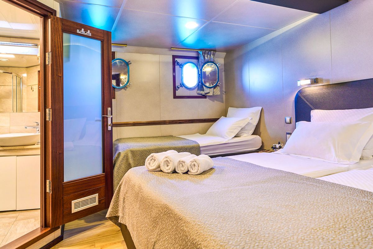 Cabin on Casablanca, a Gulet Motoryacht yacht at Grad Trogir, Croatia