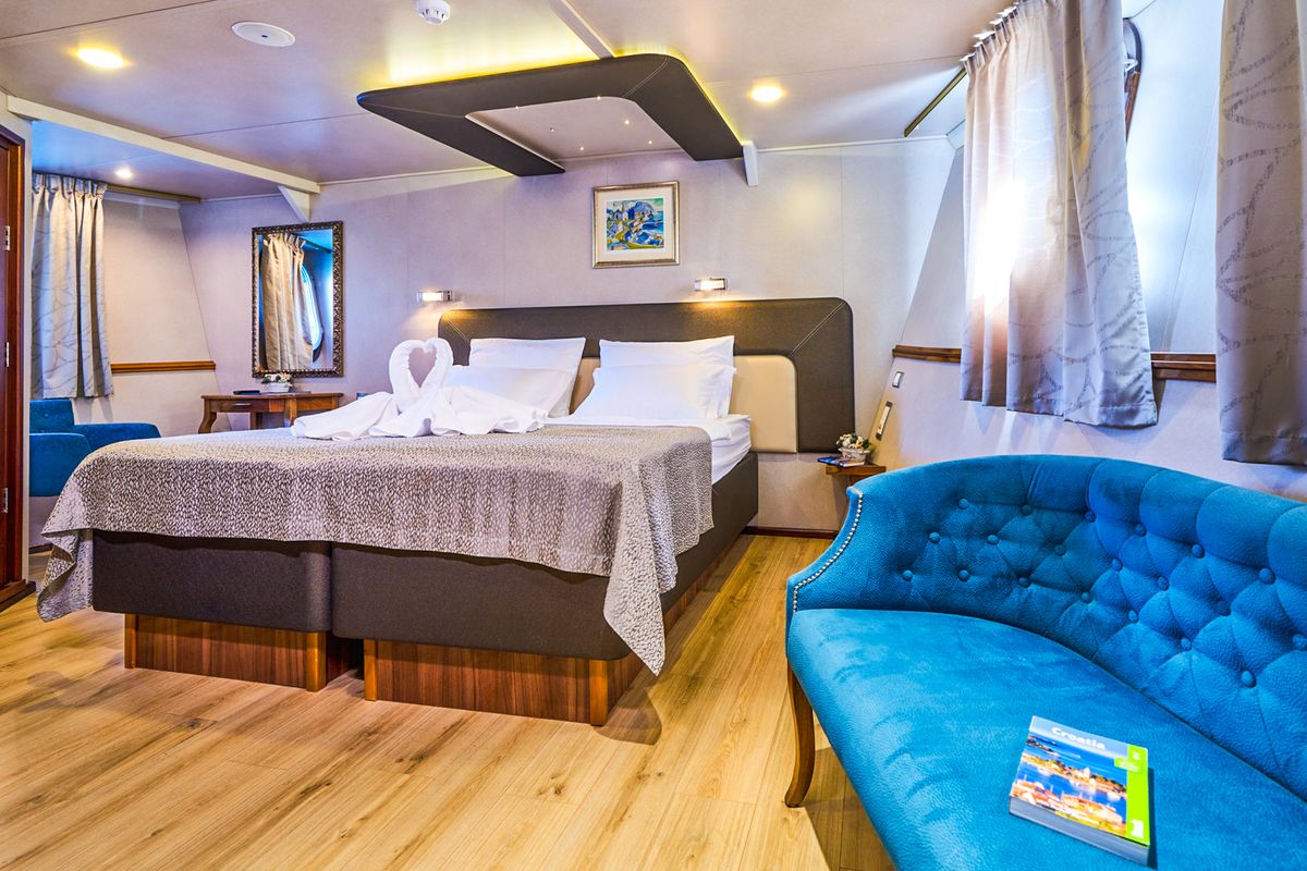 Cabin on Casablanca, a Gulet Motoryacht yacht at Grad Trogir, Croatia