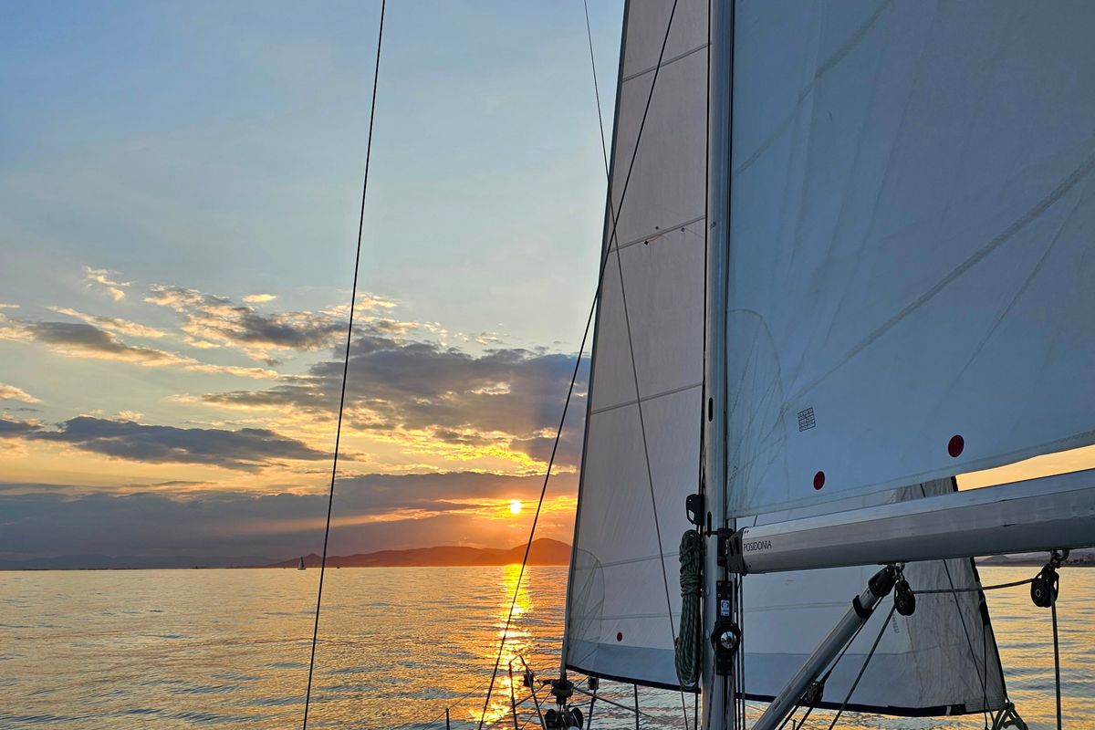 Exterior view of Comfort, a Jeanneau Sun Odyssey 42 i sailboat at Marina Delta Kallithea, Greece