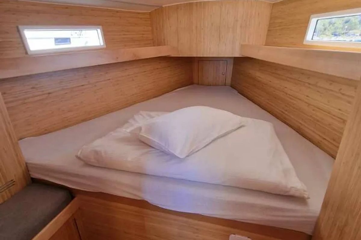 Cabin on NN2, a Scandinavia Yachts Scandinavia 35 sailboat at Grad Biograd na Moru, Croatia