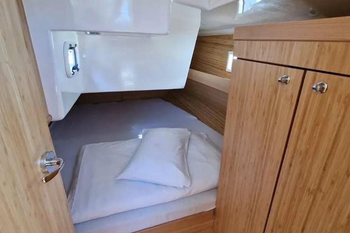 Cabin on NN2, a Scandinavia Yachts Scandinavia 35 sailboat at Grad Biograd na Moru, Croatia